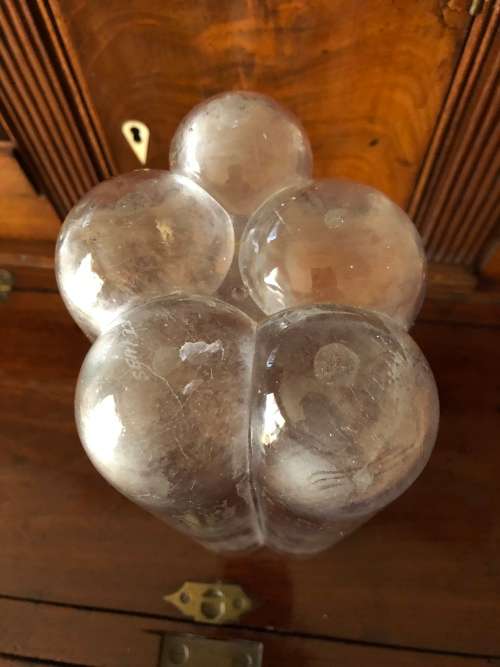 SEA Glasbruk Kosta Sweden Swedish Crystal Rune Strand Pauline Series Vase